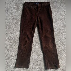 Talbots Women's Straight Leg Pants in Deep Brown
